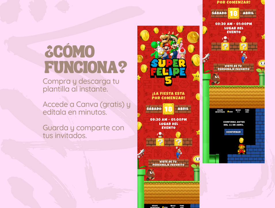 Invitación de Super Mario · imagen 2